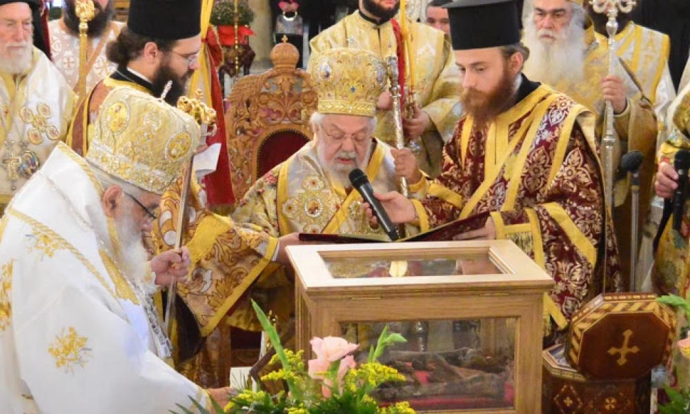 Τελετή Ανακομιδής των Ιερών Λειψάνων του Αγίου Καλλινίκου